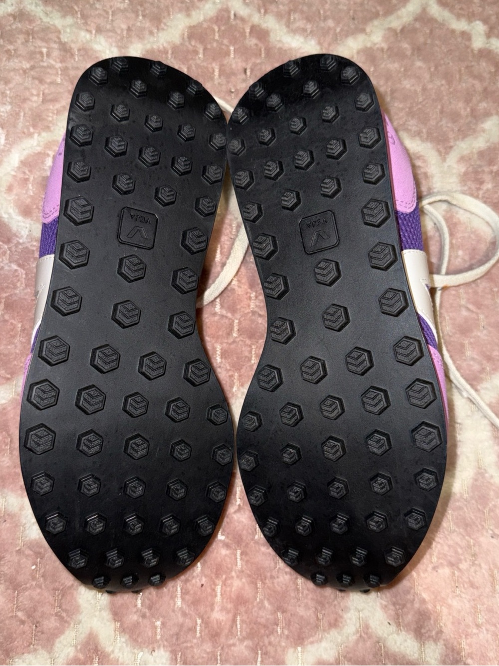 Veja Retro Runner Sneakers in Purple and Lilac - Picture 6 of 6